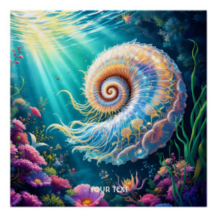 Fantasy Niedlich Nature Underwater World Poster