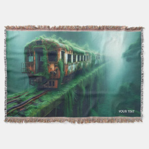 Fantasy Niedlich Old Past Train Decke