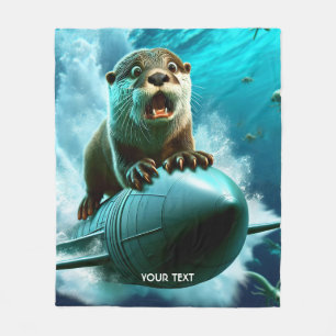 Fantasy Niedlich Otter Torpedo Sea Fleecedecke