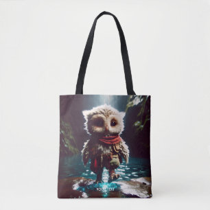 Fantasy Niedlich Owl Adventurer Wasser