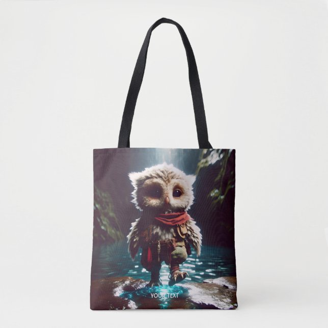 Fantasy Niedlich Owl Adventurer Wasser (Vorderseite)