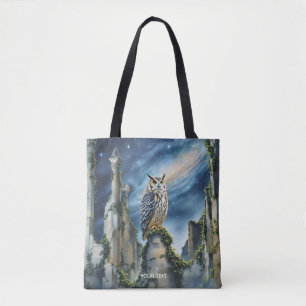 Fantasy Niedlich Owl Alte Ruinen