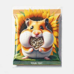 Fantasy Niedlich Packed Seeds Hamster Fleecedecke