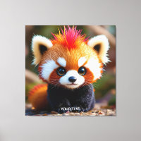 Fantasy Niedlich Panda Red Hai