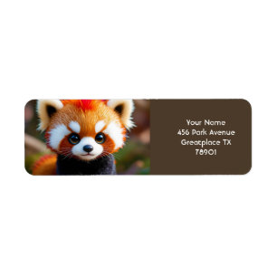 Fantasy Niedlich Panda Red Hair
