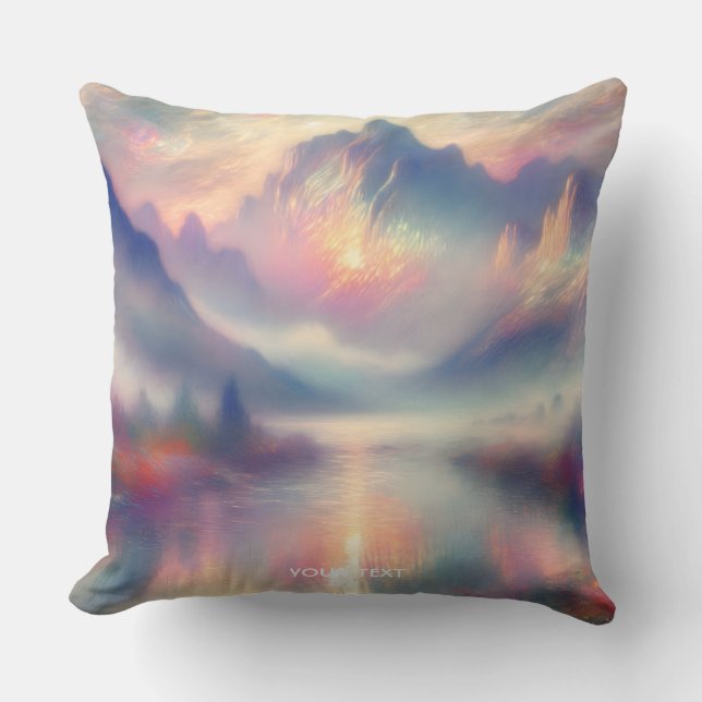 Fantasy Niedlich Pastel Pearl Kissen (Vorderseite)