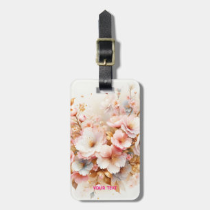 Fantasy Niedlich Pastell Pink Sakura Gepäckanhänger