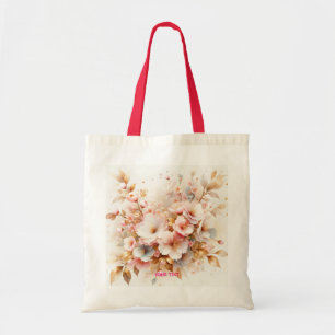 Fantasy Niedlich Pastell Pink Sakura Tragetasche