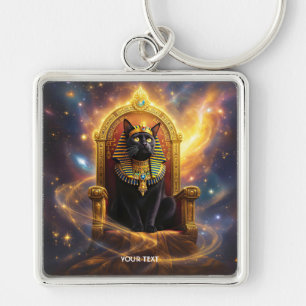 Fantasy Niedlich Pharaoh Regal Cat Schlüsselanhänger