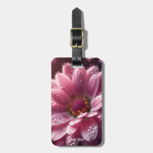 Fantasy Niedlich Pink Blume Dew Gepäckanhänger