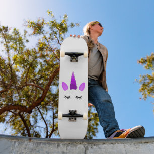 Fantasy Niedlich Pink Unicorn Skateboard