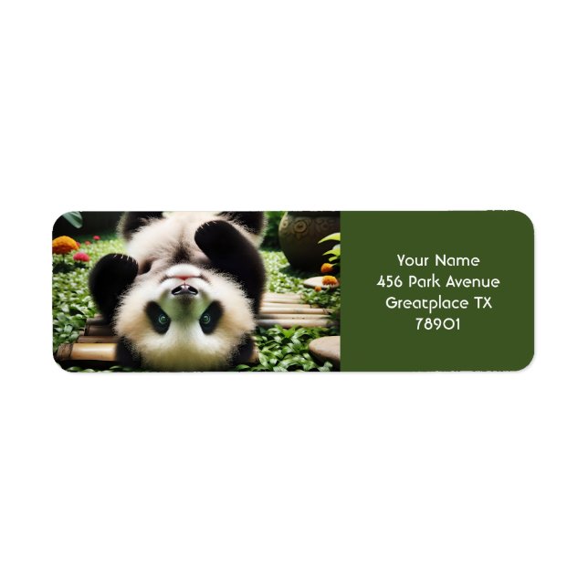 Fantasy Niedlich Playful Panda Baby (Vorne)