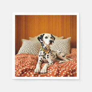 Fantasy Niedlich Polka Dog Dot Serviette