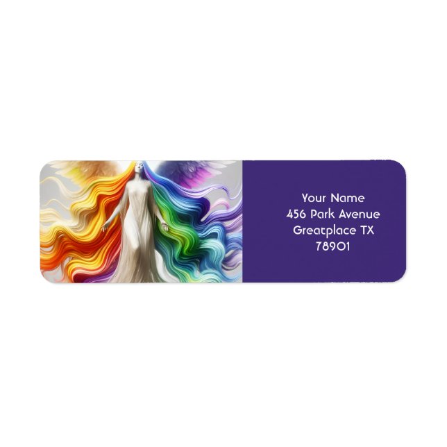 Fantasy Niedlich Pride Rainbow Angel (Vorne)