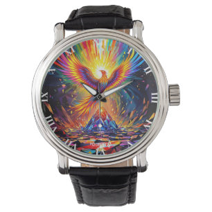 Fantasy Niedlich Prism Phoenix Aufstieg Armbanduhr