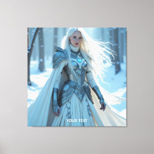 Fantasy Niedlich Queen White Snow Leinwanddruck