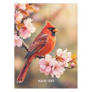 Fantasy Niedlich Red Bird Cherry Tischdecke