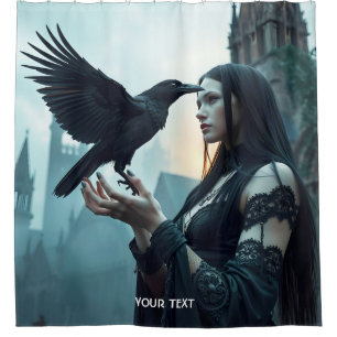 Fantasy Niedlich Renaissance Gotische Frau Duschvorhang