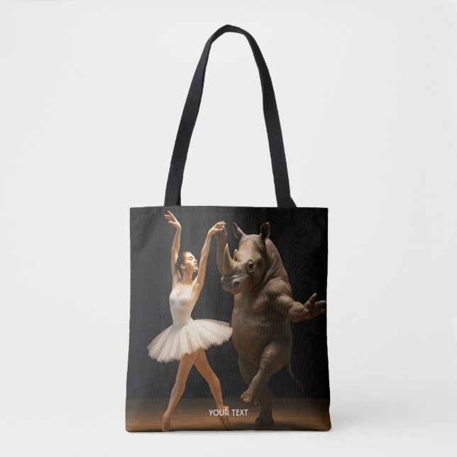 Fantasy Niedlich Rhino Dancer Ballerina (Vorderseite)
