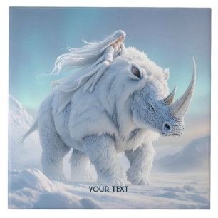 Fantasy Niedlich Rhino Fliese