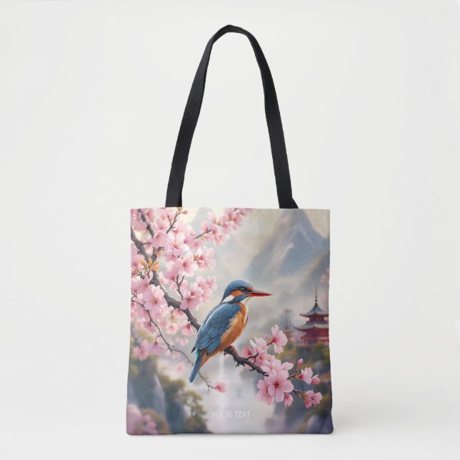 Fantasy Niedlich Sakura Bird Blue (Vorderseite)