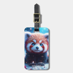 Fantasy Niedlich Sakura Panda Red Gepäckanhänger