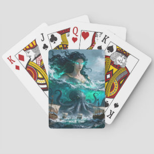 Fantasy Niedlich Sea Alte Kreatur Spielkarten