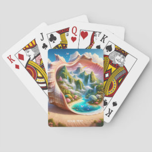 Fantasy Niedlich Seashell Hidden Landschaft Spielkarten