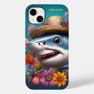 Fantasy Niedlich Shark Hat Blume Case-Mate iPhone 14 Plus Hülle