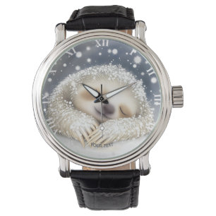 Fantasy Niedlich Sleeping Slonow Armbanduhr