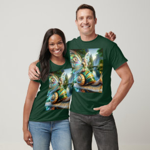 Fantasy Niedlich Snail Girl T-Shirt