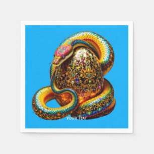 Fantasy Niedlich Snake Egg Vibranly Serviette