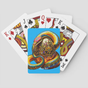 Fantasy Niedlich Snake Egg Vibranly Spielkarten
