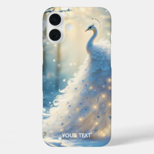 Fantasy Niedlich Snow White Peacock iPhone 16 Plus Hülle