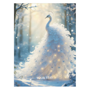Fantasy Niedlich Snow White Peacock Tischdecke