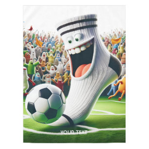 Fantasy Niedlich Soccer Ball Sock Tischdecke