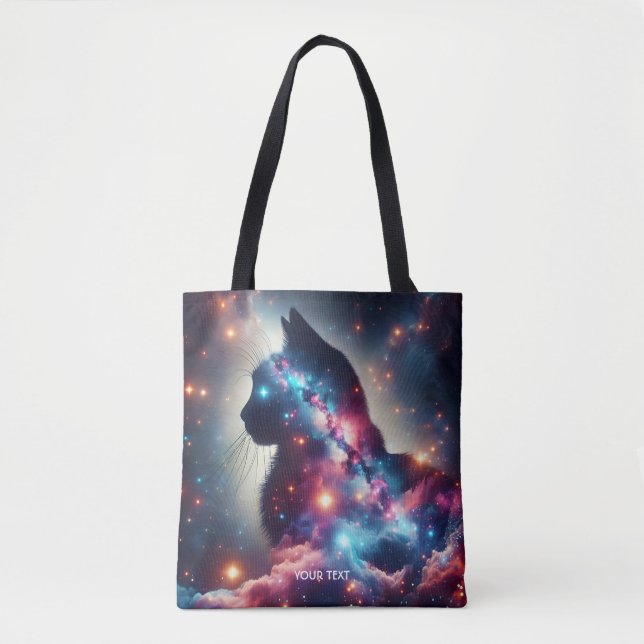 Fantasy Niedlich Space Cat Stars (Vorderseite)