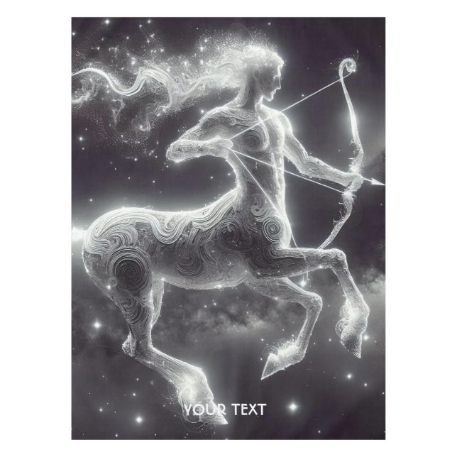 Fantasy Niedlich Space Stars Centaur Tischdecke (Vorderseite)
