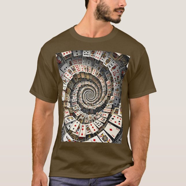 Fantasy Niedlich Spirituosen Treppe T-Shirt (Vorderseite)