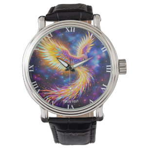 Fantasy Niedlich Starlight Phoenix Space Armbanduhr