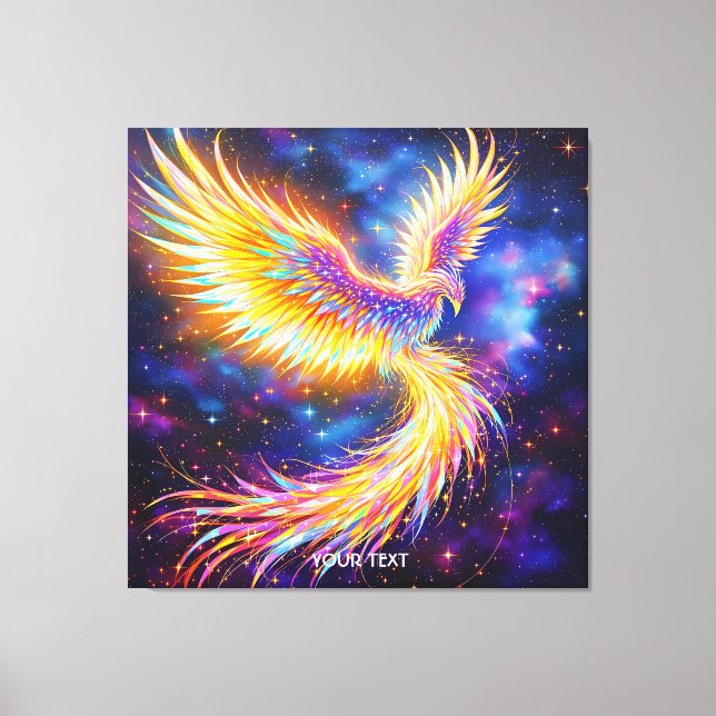 Fantasy Niedlich Starlight Phoenix Space Leinwanddruck (Vorderseite)