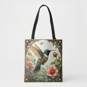 Fantasy Niedlich Steampunk Bird Blume
