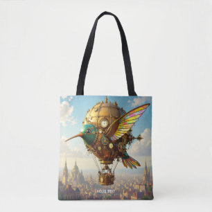 Fantasy Niedlich Steampunk Bird Sky