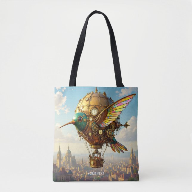 Fantasy Niedlich Steampunk Bird Sky (Vorderseite)