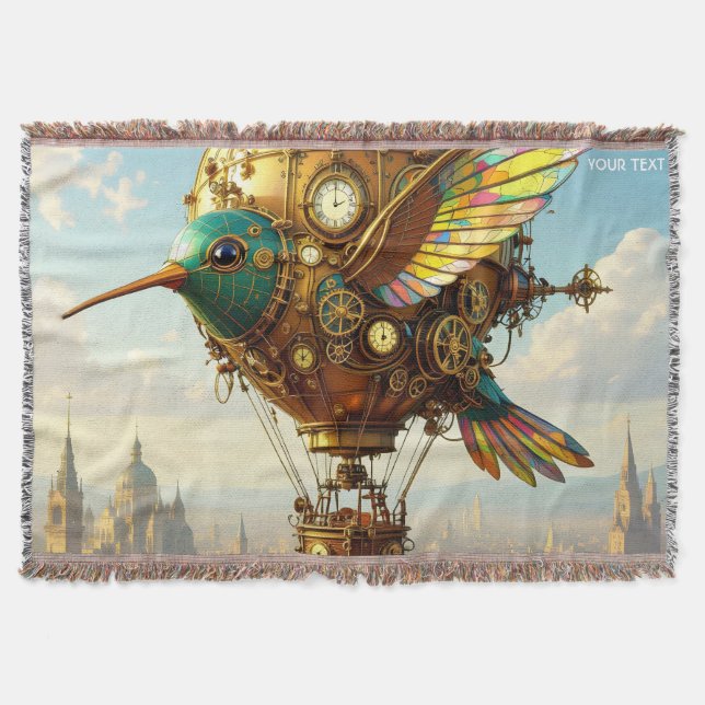 Fantasy Niedlich Steampunk Bird Sky Decke (Vorderseite)