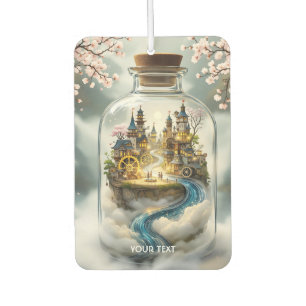 Fantasy Niedlich Steampunk Flasche City Autolufterfrischer