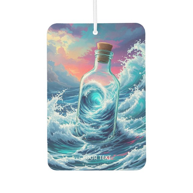 Fantasy Niedlich Storm Bottle Ocean Autolufterfrischer (Vorderseite)