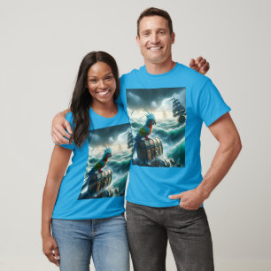 Fantasy Niedlich Storm Sea Pirates T-Shirt