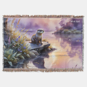 Fantasy Niedlich Sunset Lila See Decke