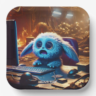 Fantasy Niedlich Sweet Little Monster Pappteller